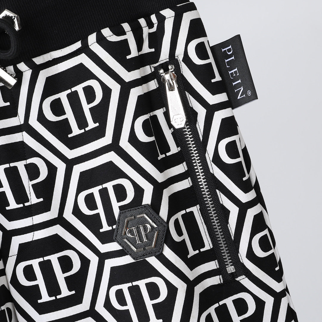 PP Skull T-shirt Shorts Suit
