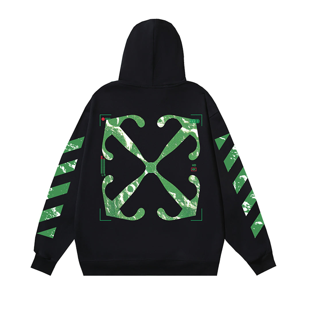 OFF Logo Print Hoodie