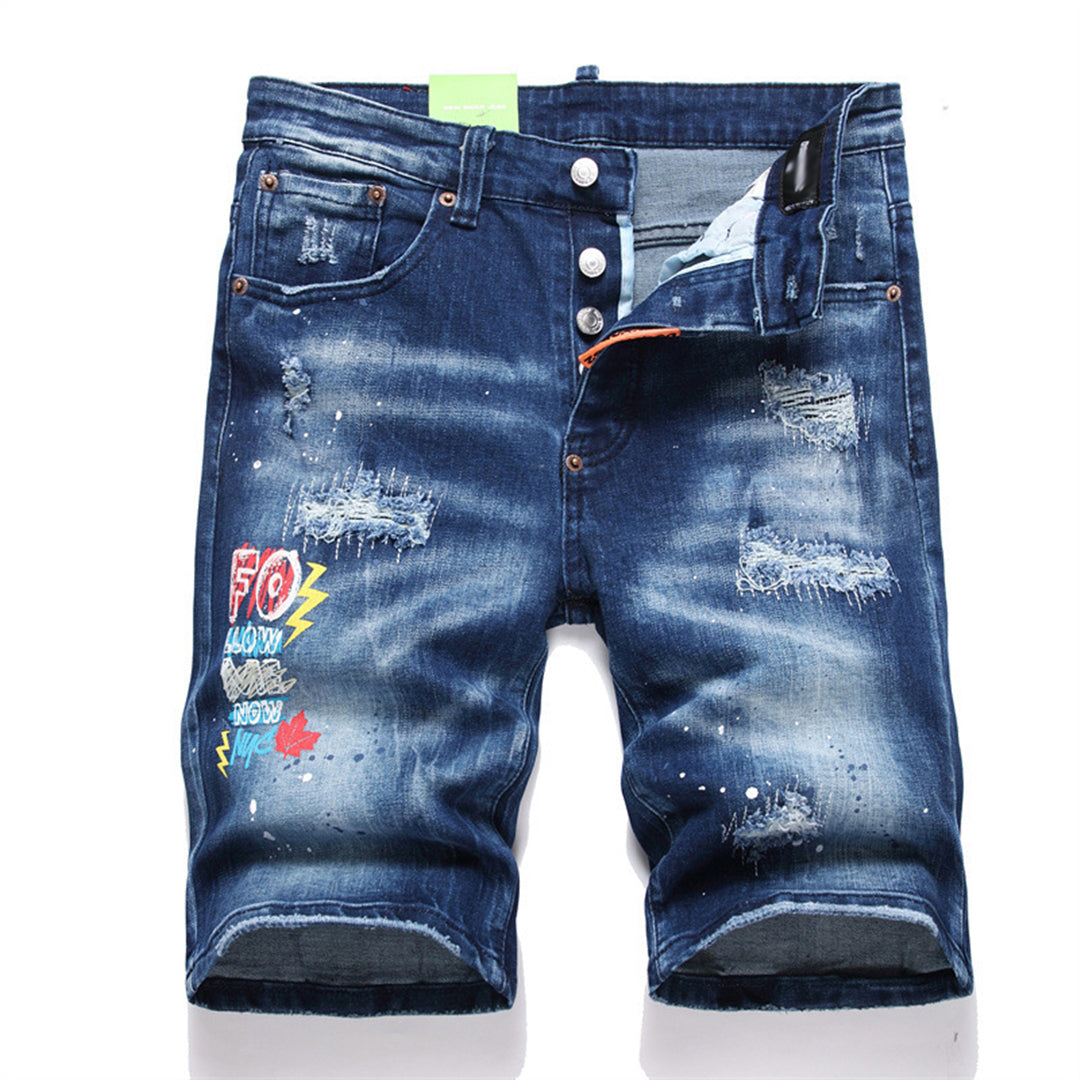 DSQ2 Short Jeans Ripped