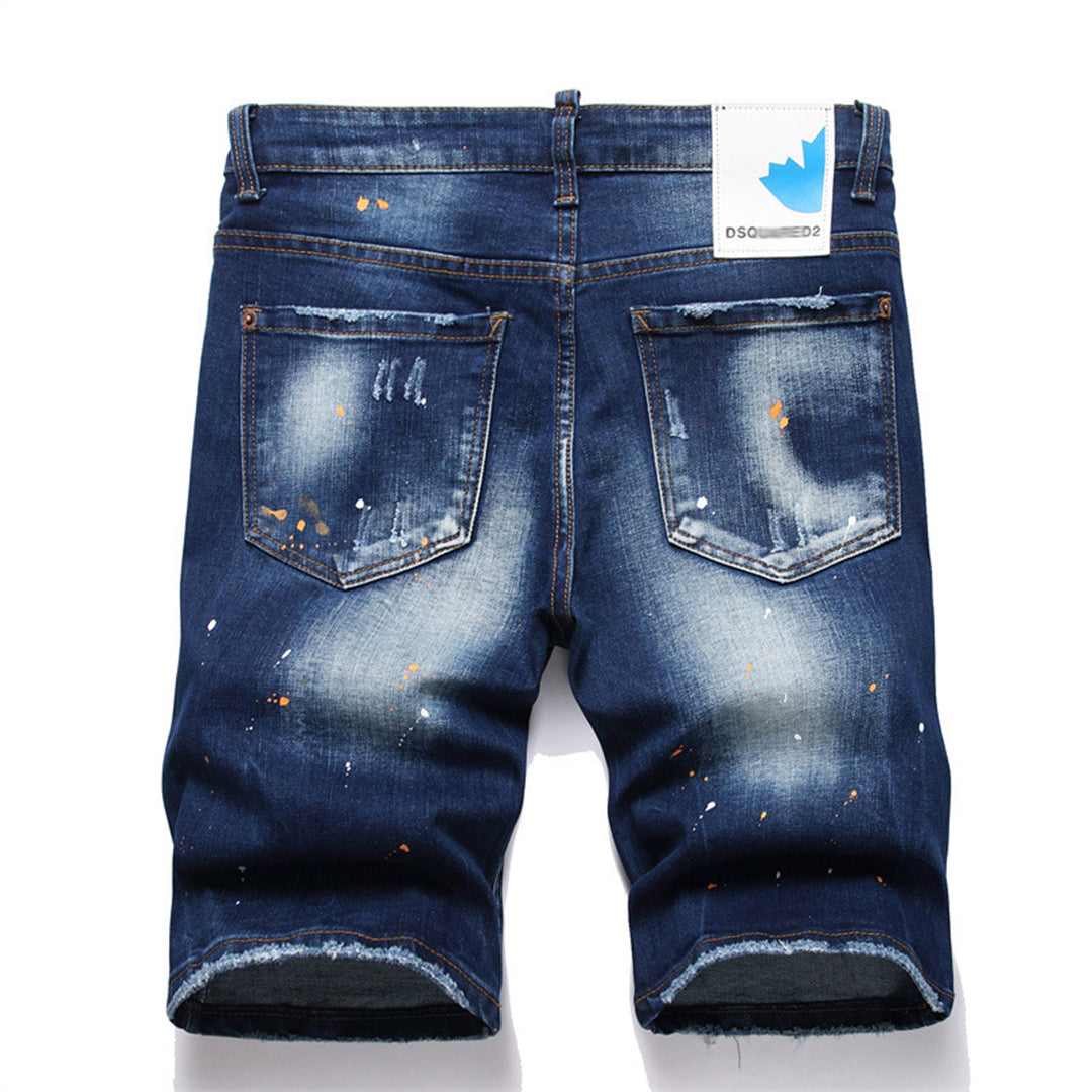DSQ2 Short Jeans Ripped