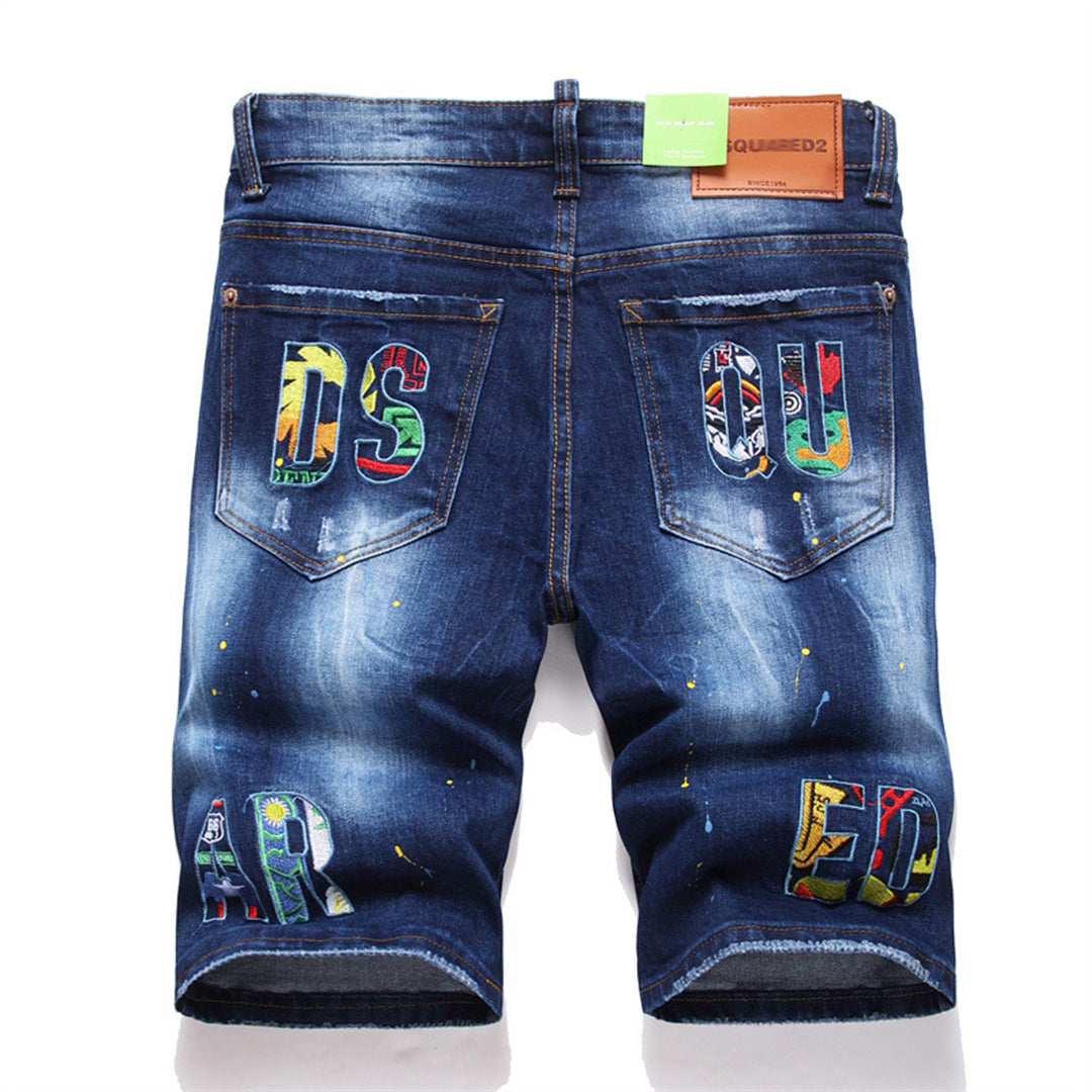 DSQ2 Short Jeans Ripped