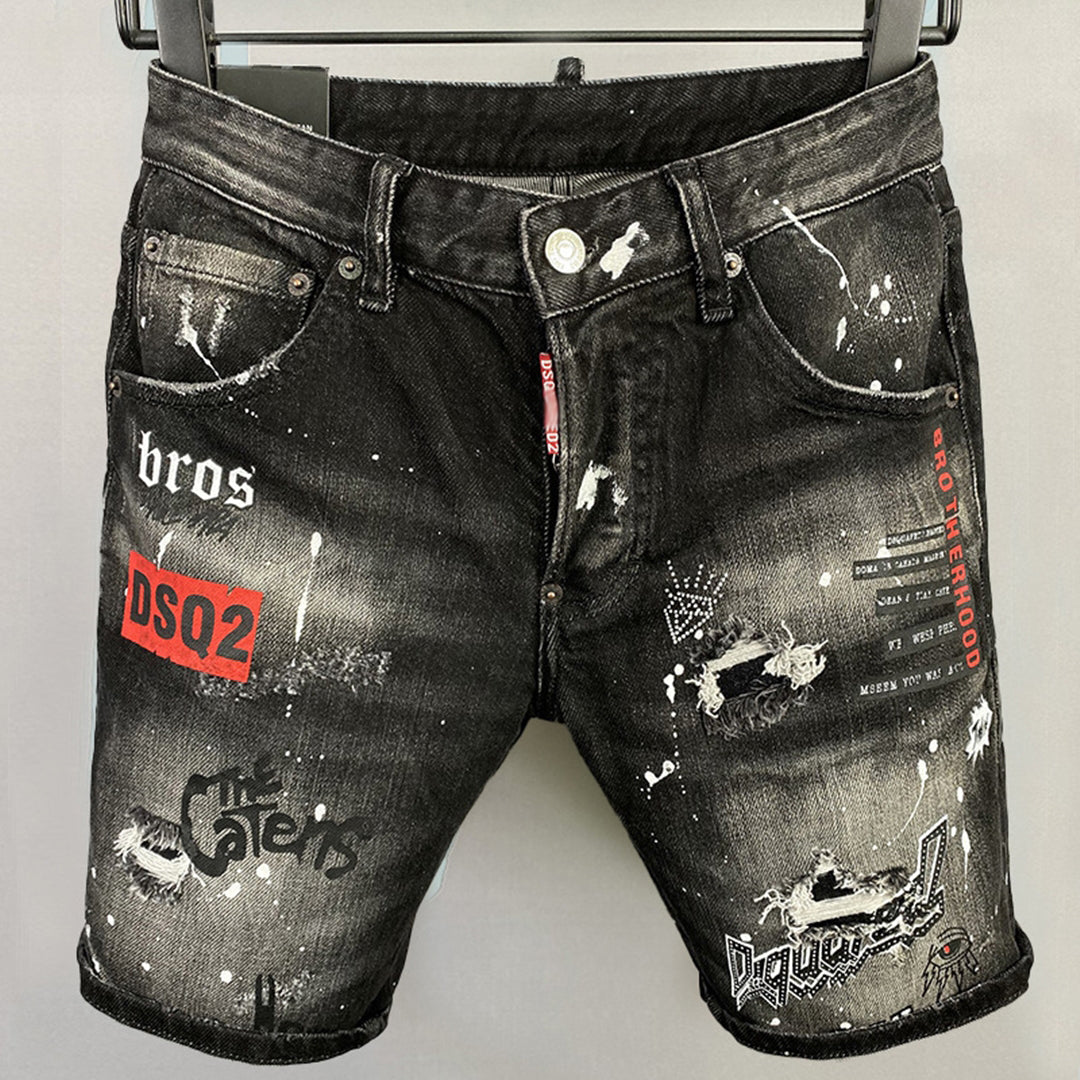 DSQ2 Short Jeans Ripped