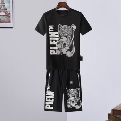 PP Bear T-shirt Shorts Suit