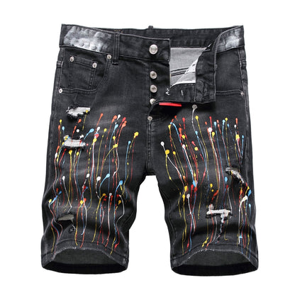 DSQ2 Short Jeans Ripped