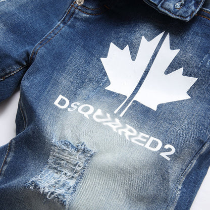 DSQ2 Short Jeans Ripped