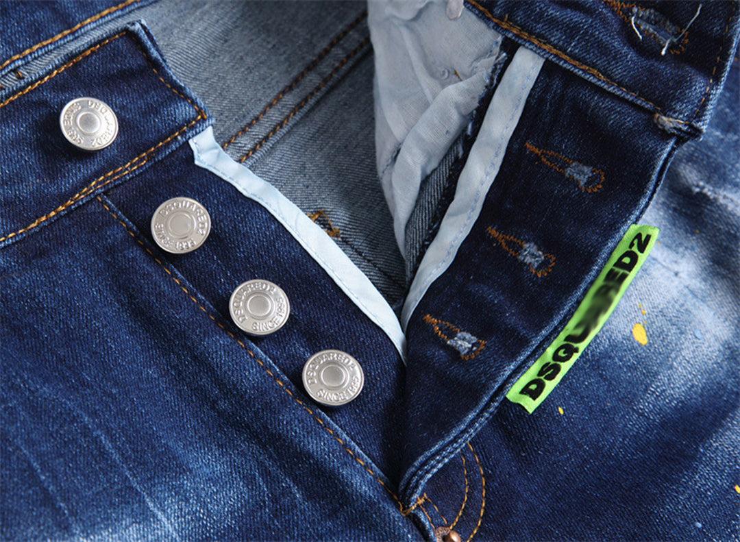 DSQ2 Short Jeans Ripped