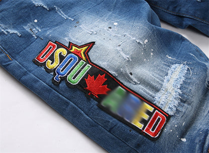 DSQ2 Short Jeans Ripped