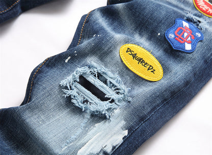 DSQ2 Stamp Ripped jeans