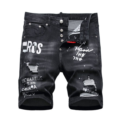 DSQ2 Short Jeans Ripped