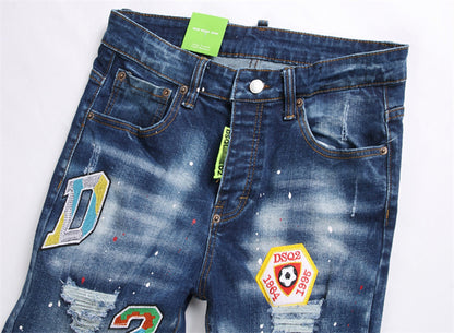 DSQ2 Short Jeans Ripped