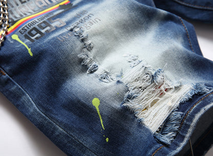 DSQ2 Short Jeans Ripped