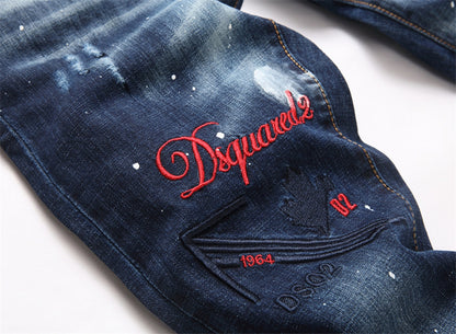 DSQ2 Stamp Ripped jeans