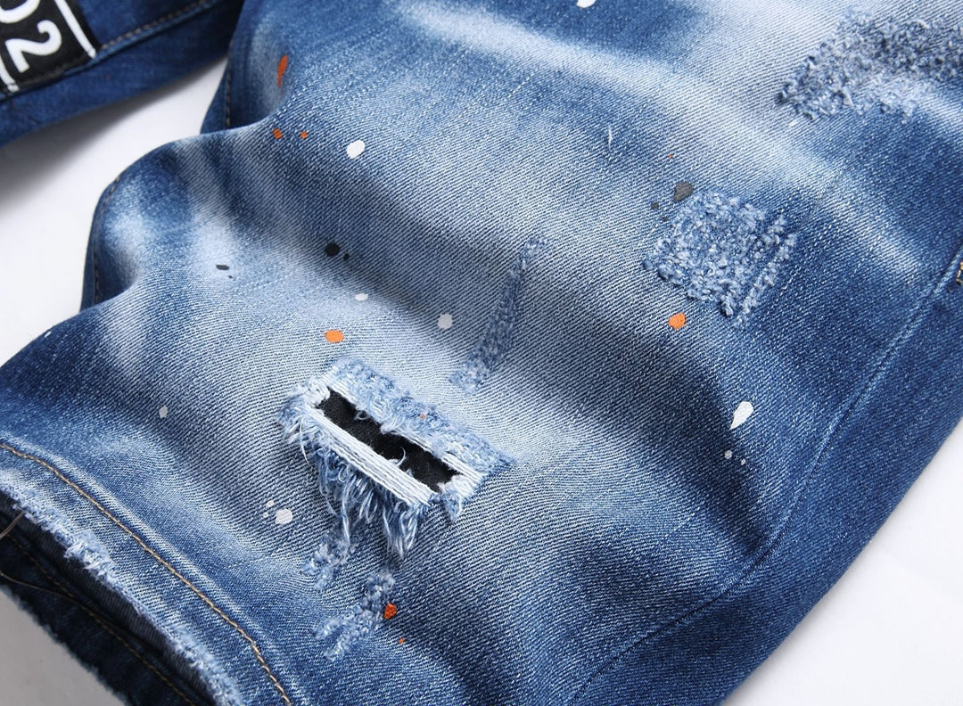 DSQ2 Short Jeans Ripped