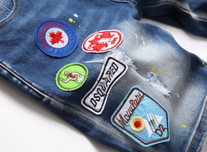 DSQ2 Short Jeans Ripped