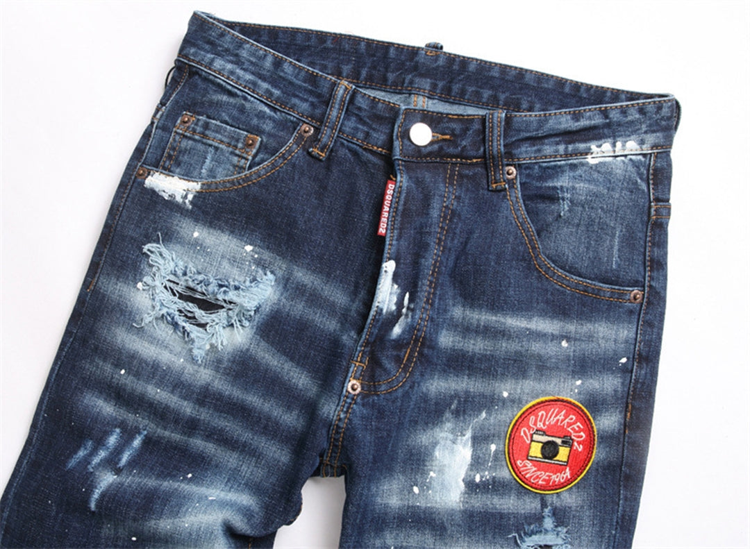 DSQ2 Stamp Ripped jeans