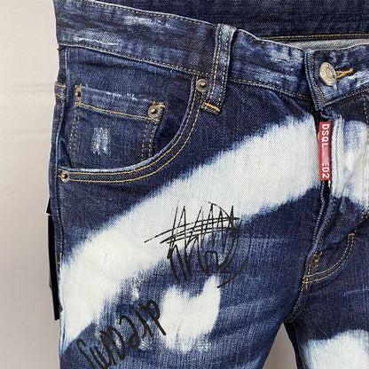 DSQ2 Short Jeans Ripped