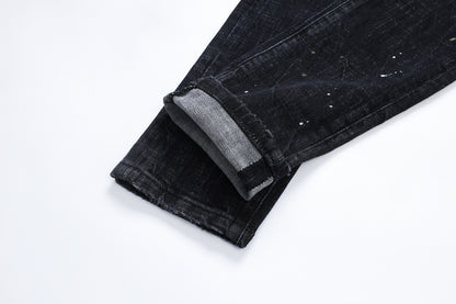 DSQ2 Jeans Black Ripped