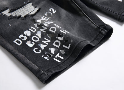 DSQ2 Short Jeans Ripped