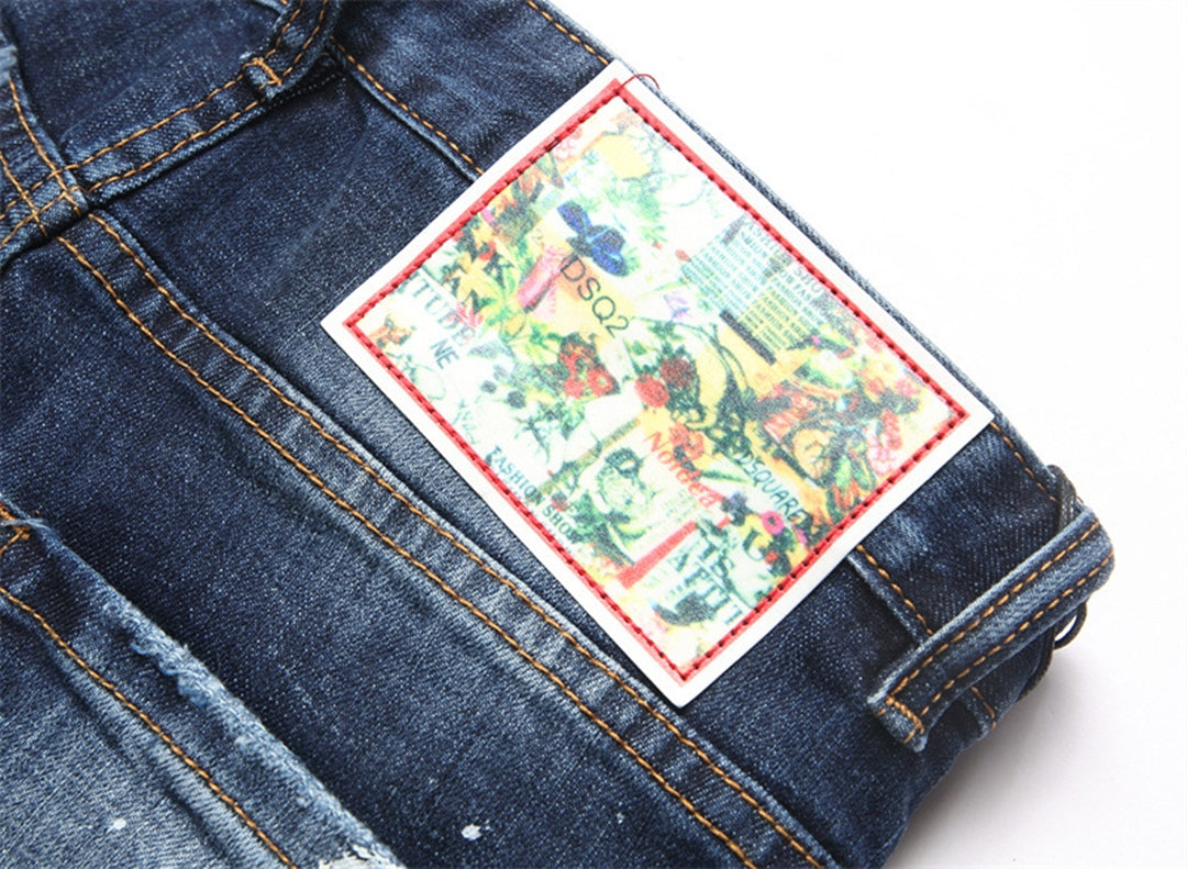 DSQ2 Stamp Ripped jeans