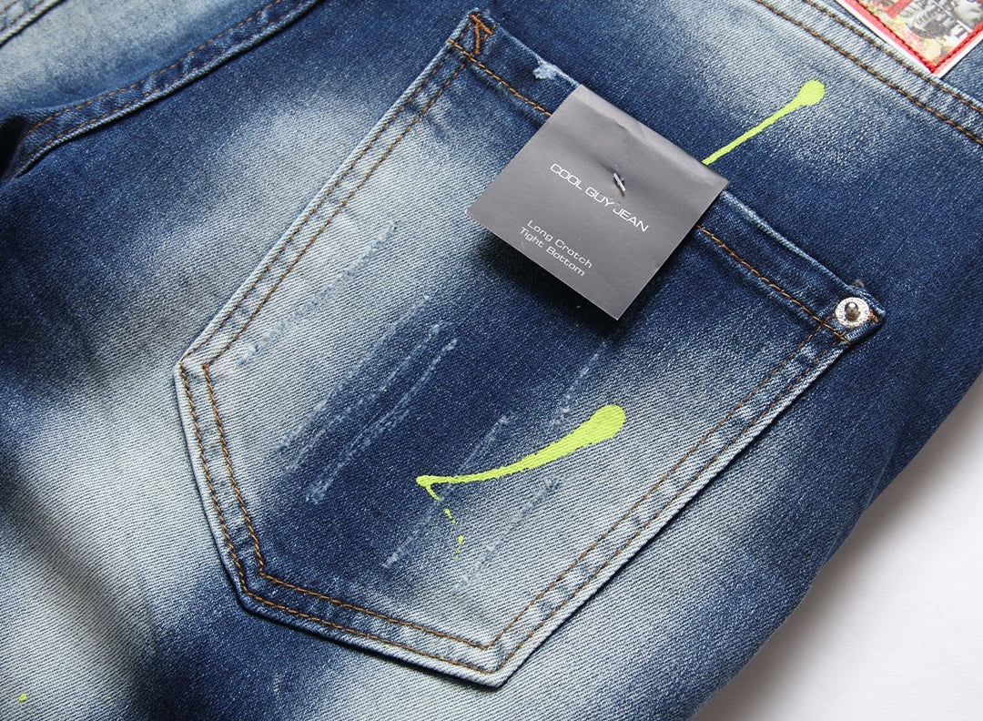 DSQ2 Short Jeans Ripped