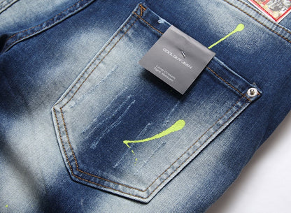 DSQ2 Short Jeans Ripped