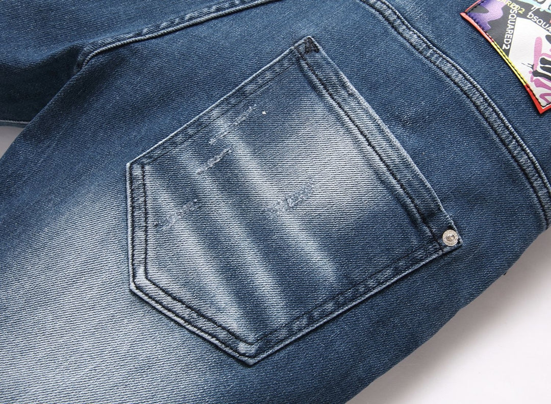 DSQ2 Short Jeans Ripped