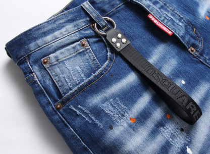 DSQ2 Short Jeans Ripped