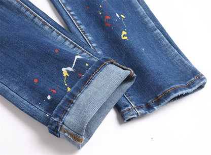 DSQ2 Stamp Ripped jeans