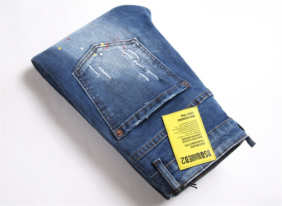 DSQ2 Stamp Ripped jeans