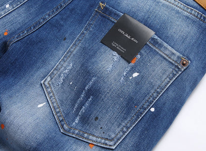 DSQ2 Short Jeans Ripped