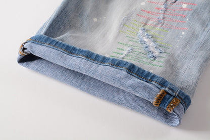 DSQ2 Short Jeans Ripped