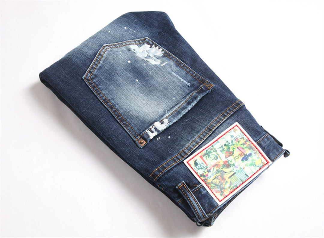 DSQ2 Stamp Ripped jeans