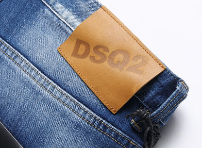 DSQ2 Short Jeans Ripped