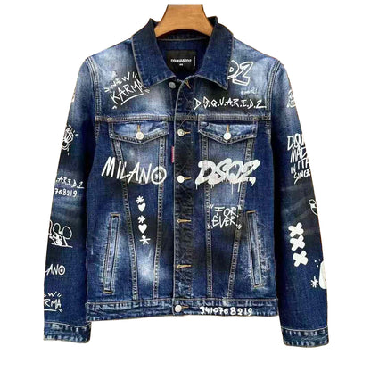 Dsquared2 Graffiti Denim Jacket