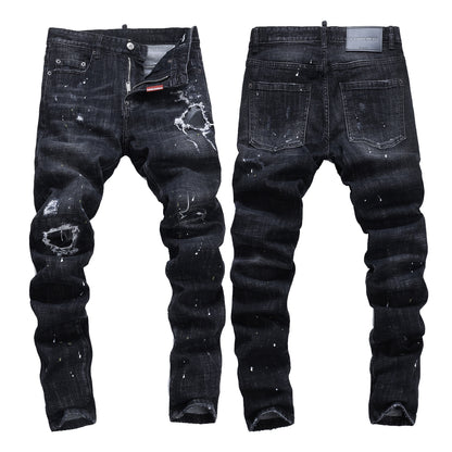 DSQ2 Jeans Black Ripped