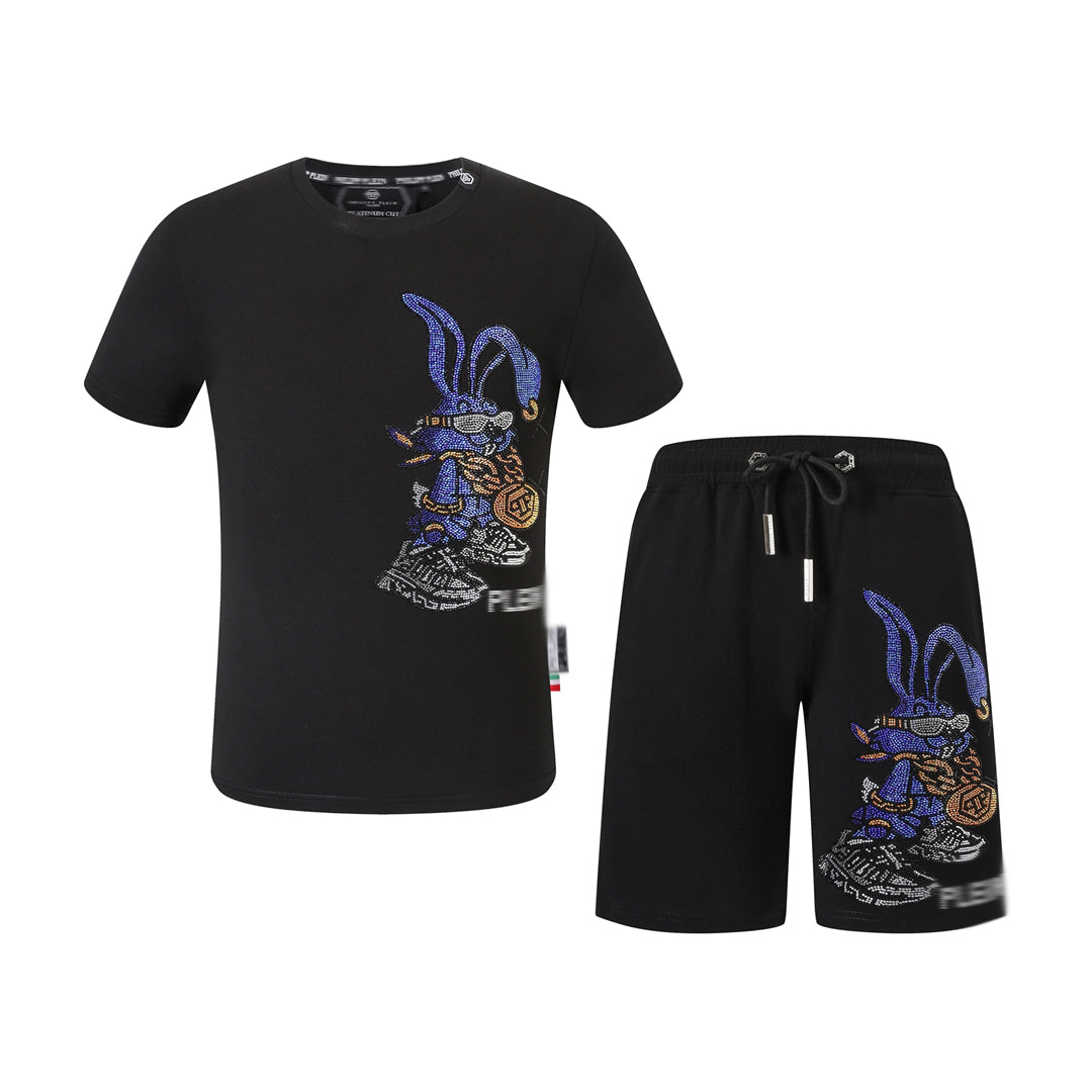 PP Rabbit T-shirt Shorts Suit