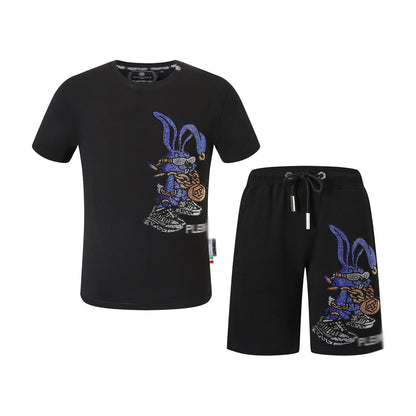 PP Rabbit T-shirt Shorts Suit