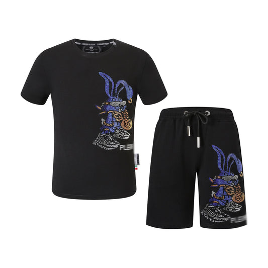PP Rabbit T-shirt Shorts Suit
