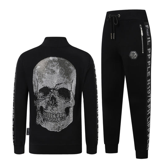 PP Skull Hoodie Jacket Suit