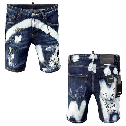 DSQ2 Short Jeans Ripped