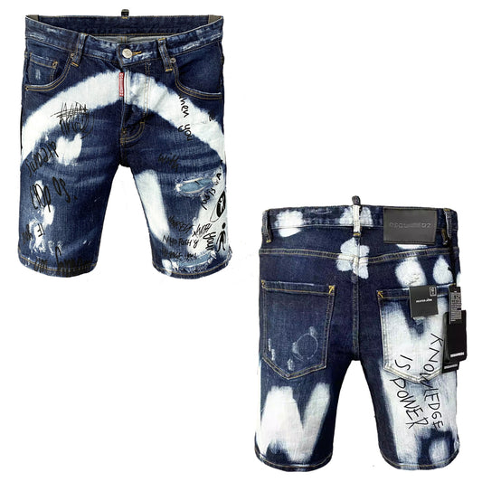 DSQ2 Short Jeans Ripped