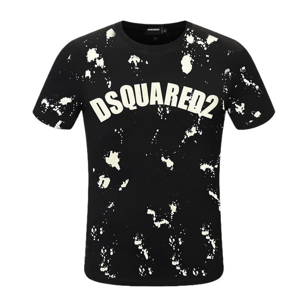 Dsquared2 Graffiti Paint Logo Cotton T-shirt