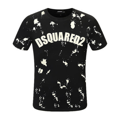 Dsquared2 Graffiti Paint Logo Cotton T-shirt