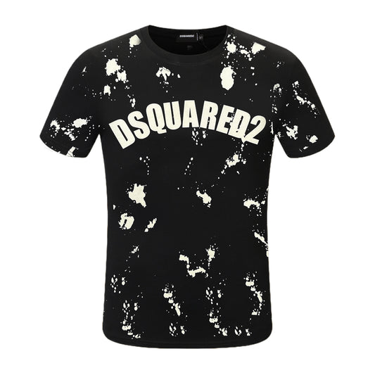 Dsquared2 Graffiti Paint Logo Cotton T-shirt