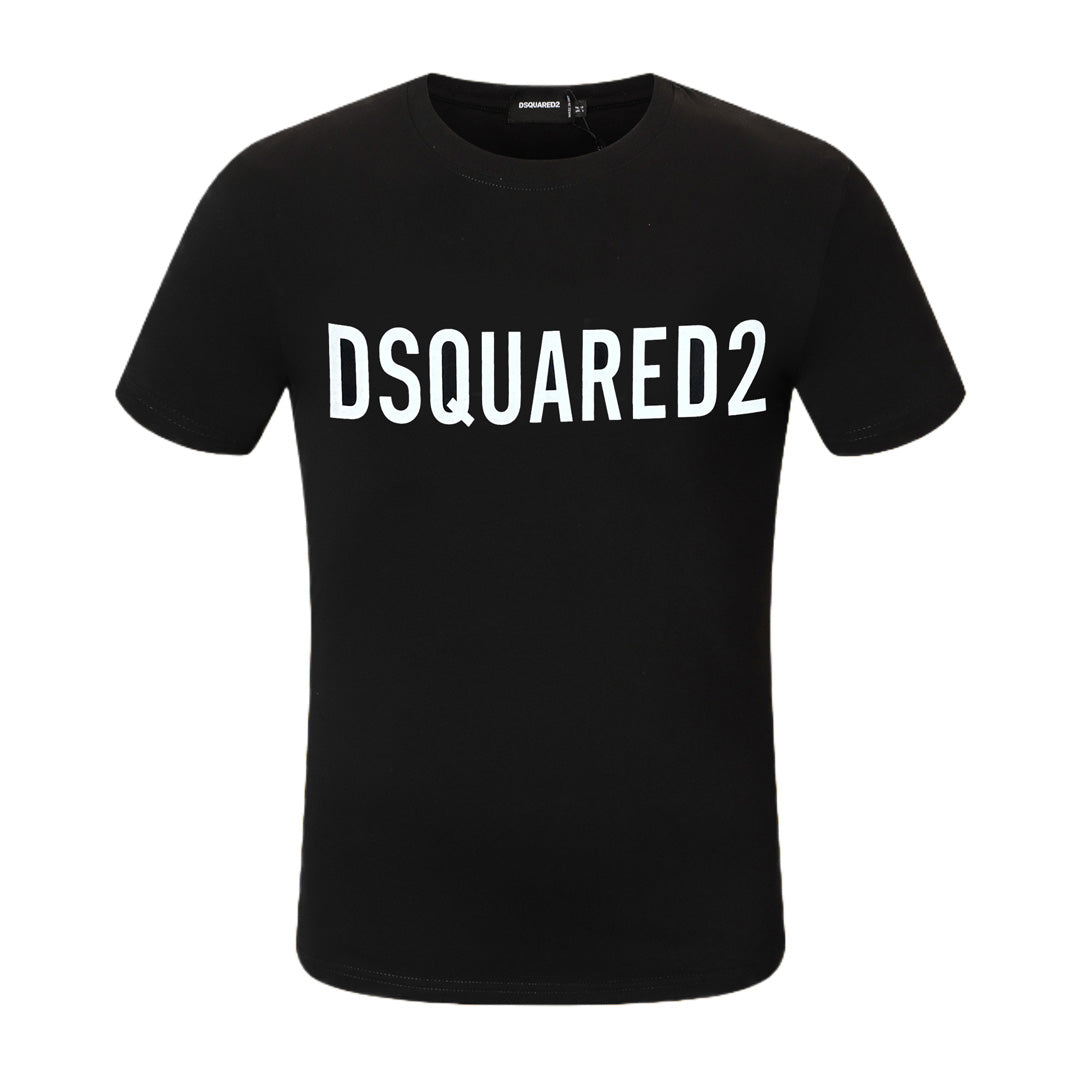 Dsquared2 Logo Black/White Cotton T-shirt
