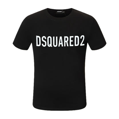 Dsquared2 Logo Black/White Cotton T-shirt