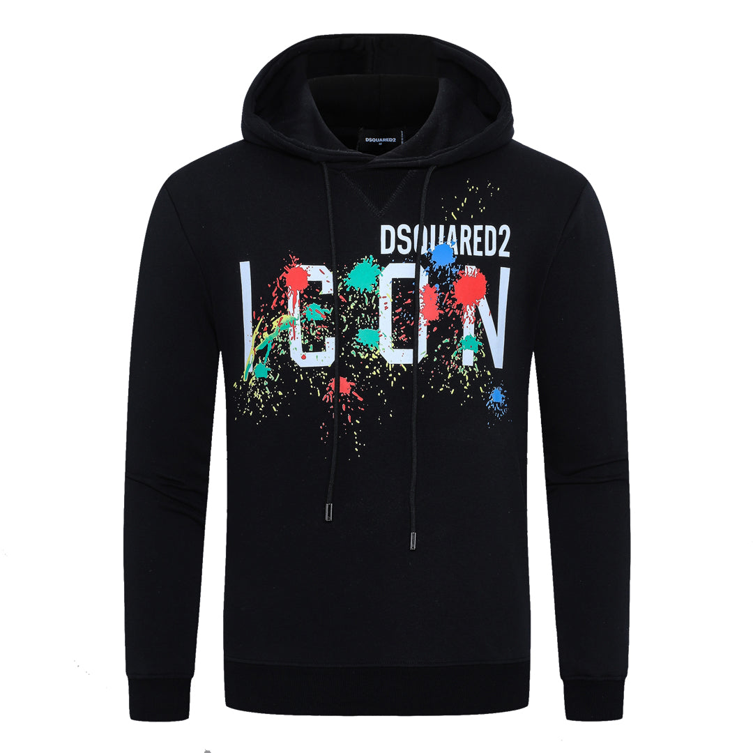 Dsquared2 Colorful Paint ICON Hoodie