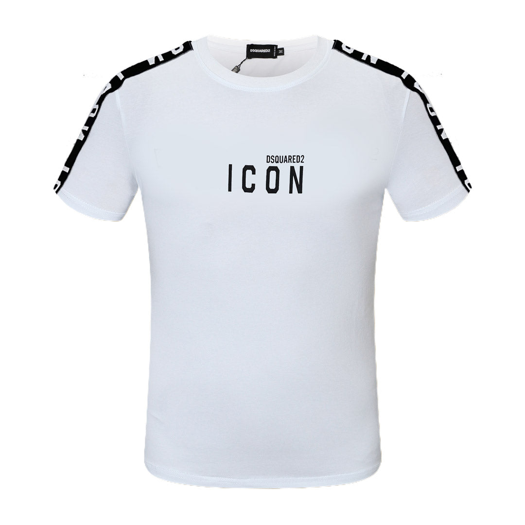 Dsquared2 ICON Shoulder Strap Cotton T-shirt