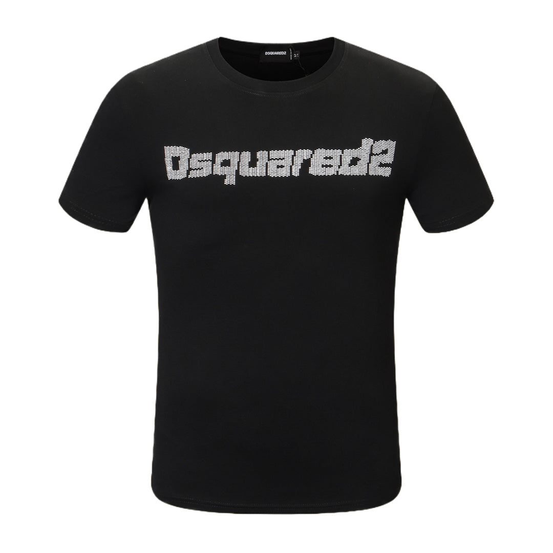 Dsquared2 Logo Black/White Cotton T-shirt