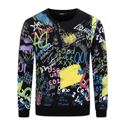 Dsquared2 Graffiti Cotton Sweatshirt